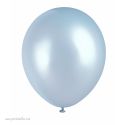 Lot de 6 Ballons Nacre Bleu Givré