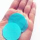 confetti papier de soie bleu turquoise intérieur ballon lancé confetti