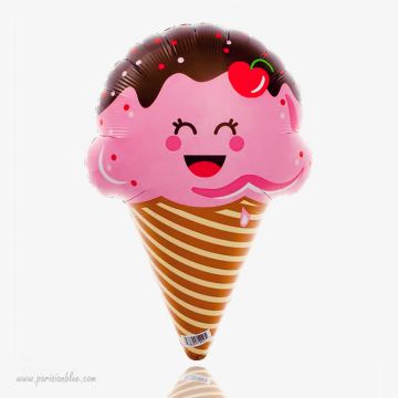 ballon glace ice cream balloon kawai foil balloon anniversaire petite fille princesse fete fée deguisement chic enfants