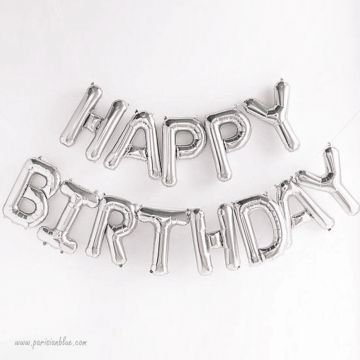 Happy Birthday Ballons Lettres