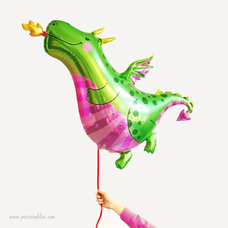 Dragon en papier Mousseline Couronne d'anniversaire - Turquoise