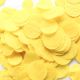Larges confettis papier de soie jaune