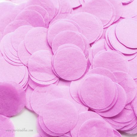 Larges confettis papier de soie Lilas pour lacher de confettis mariage ballons confettis interieur