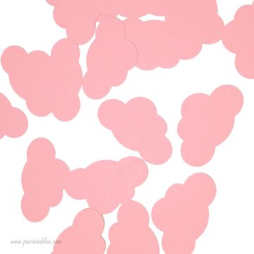 Confettis Nuages  Rose Pêche